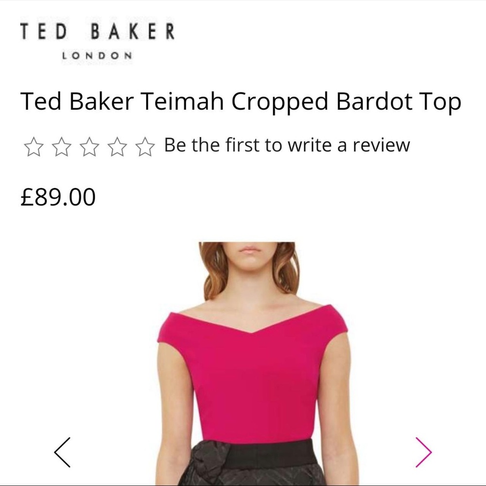 Ted Baker Truman Bardot Top